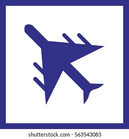  Plane icon vector.