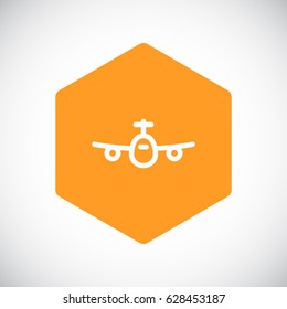Plane Icon Vector. 