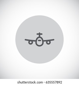 Plane Icon Vector. 
