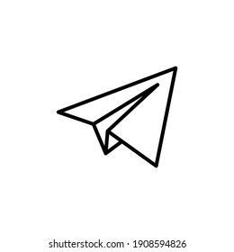 Plane icon vector. Airplane icon vector. Flight transport symbol. Travel illustration. Holiday symbol