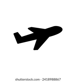 Plane icon vector. Airplane icon vector. Flight transport symbol. Travel illustration. Holiday symbol