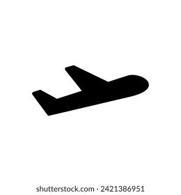 Plane icon vector. Airplane icon vector. Flight transport symbol. Travel illustration. Holiday symbol