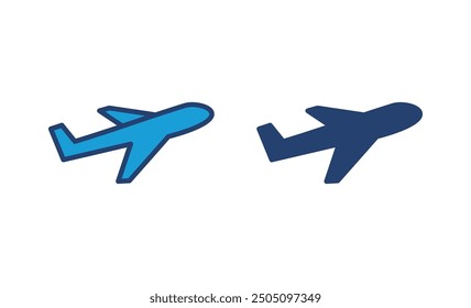 Plane icon vector. Airplane icon vector. Flight transport symbol. Travel illustration. Holiday symbol