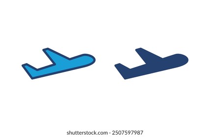 Plane icon vector. Airplane icon vector. Flight transport symbol. Travel illustration. Holiday symbol