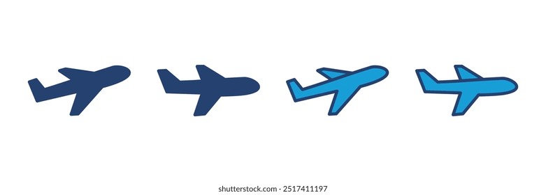 Plane icon vector. Airplane icon vector. Flight transport symbol. Travel illustration. Holiday symbol