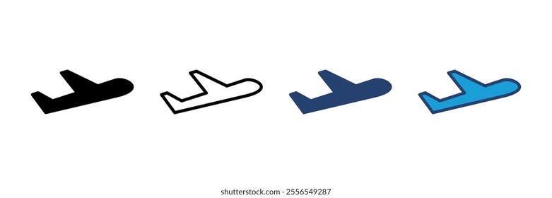 Plane icon vector. Airplane icon vector. Flight transport symbol. Travel illustration. Holiday symbol