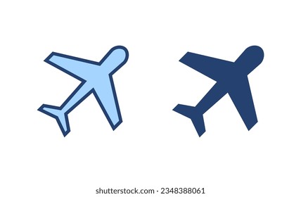 Plane icon vector. Airplane sign and symbol. Flight transport symbol. Travel sign. aeroplane