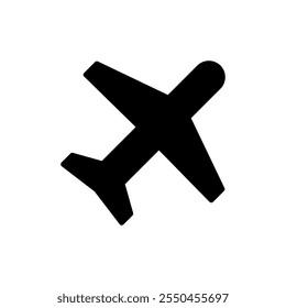 Plane icon vector. Airplane sign and symbol. Flight transport symbol. Travel sign. aeroplane