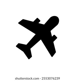 Plane icon vector. Airplane sign and symbol. Flight transport symbol. Travel sign. aeroplane