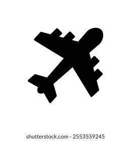 Plane icon vector. Airplane sign and symbol. Flight transport symbol. Travel sign. aeroplane