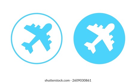 Plane icon vector. Airplane sign and symbol. Flight transport symbol. Travel sign. aeroplane