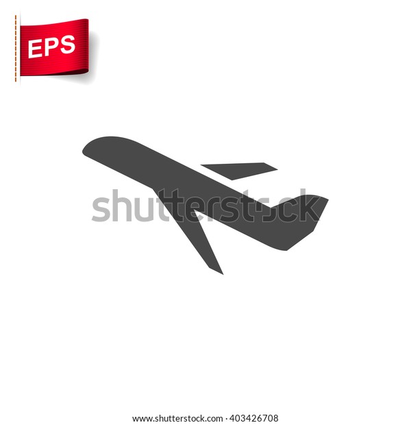 plane\
icon, vector airplane sign, isolated  travel\
symbol