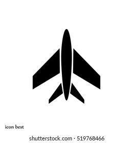 plane icon, vector best flat icon, EPS