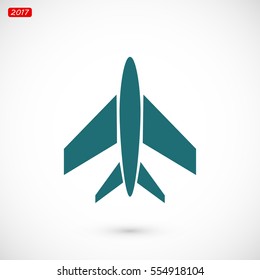 plane icon, vector best flat icon, EPS