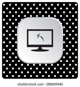 plane. icon. vector design