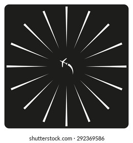 plane. icon. vector design