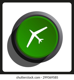 plane. icon. vector design