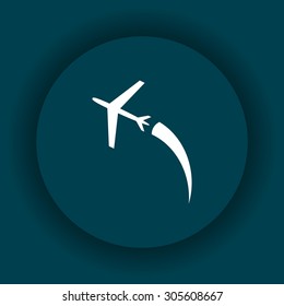 plane. icon. vector design