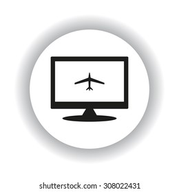 plane. icon. vector design