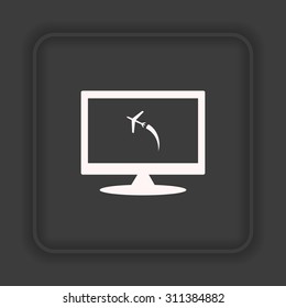 plane. icon. vector design