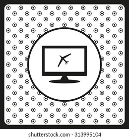 plane. icon. vector design