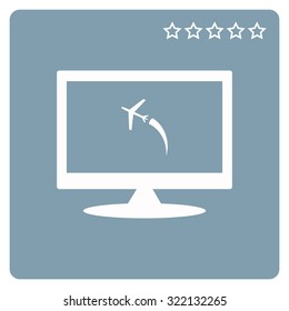 plane. icon. vector design