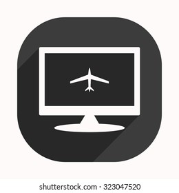 plane. icon. vector design