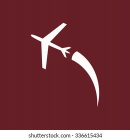 plane. icon. vector design