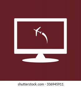 plane. icon. vector design