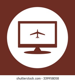 plane. icon. vector design