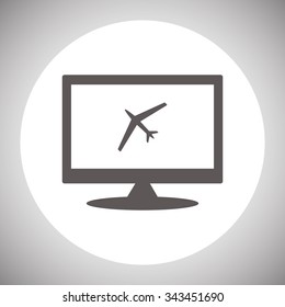 plane. icon. vector design