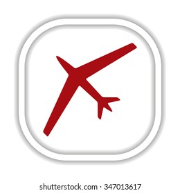 plane. icon. vector design