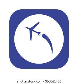 plane. icon. vector design