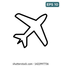 plane icon vector design template