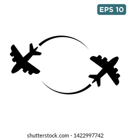 plane icon vector design template