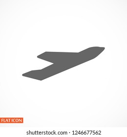 Plane icon. Vector  Eps 10 