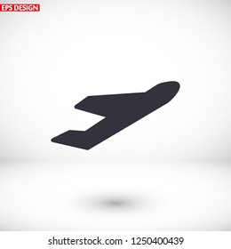 Plane icon. Vector  Eps 10 