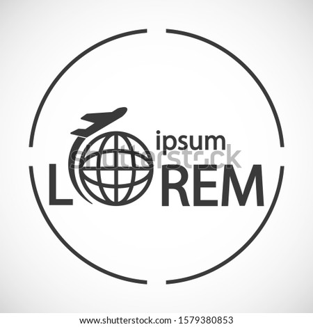 Plane icon. Vector Eps 10 . Lorem Ipsum Flat Design