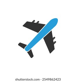 Plane Icon Vector. Fill or Glyph Color Icon