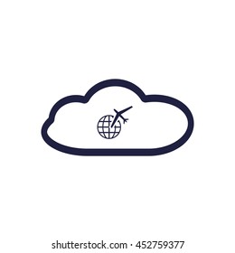 plane Icon, vector, icon flat