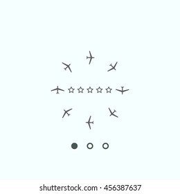 Plane Icon, vector, icon flat