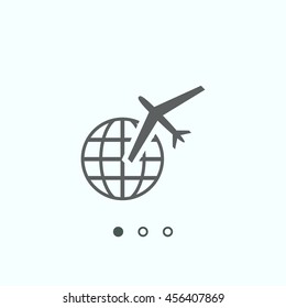 plane Icon, vector, icon flat