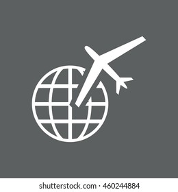 plane Icon, vector, icon flat