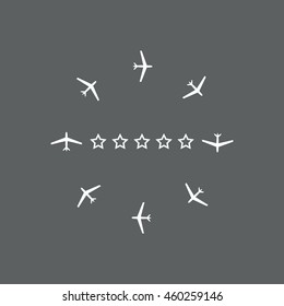 Plane Icon, vector, icon flat