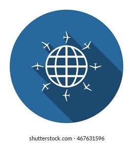 plane Icon, vector, icon flat