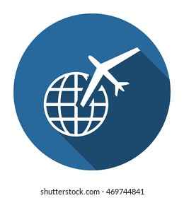 plane Icon, vector, icon flat