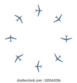 Plane Icon Vector flat design style