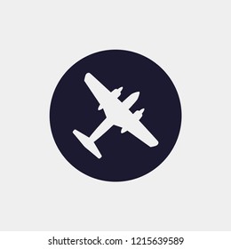 plane icon. Vector illustration