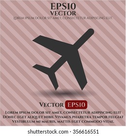 Plane icon vector illustration