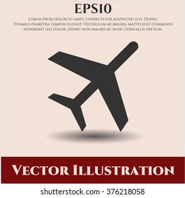 Plane icon vector illustration
